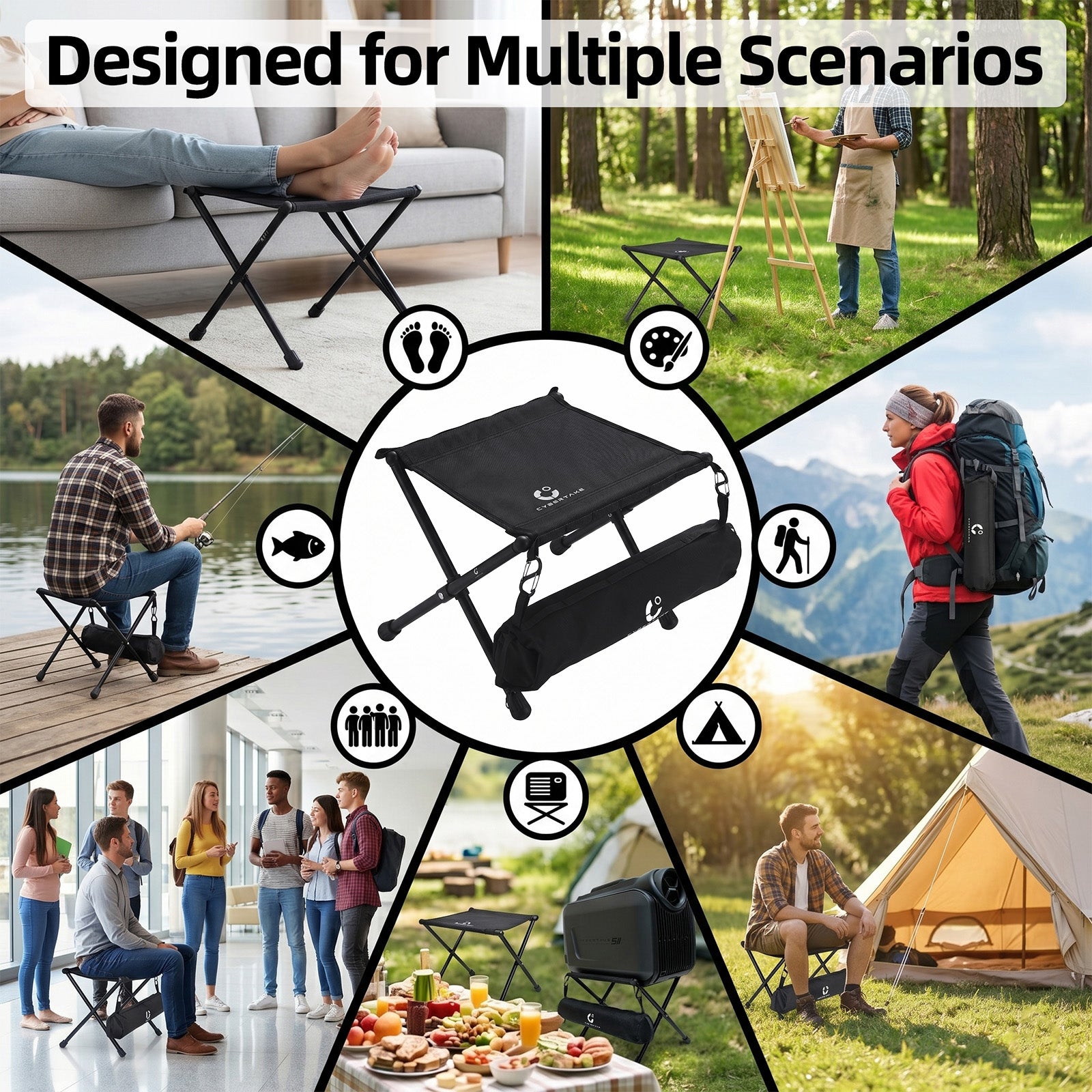 Camping Stool – Cybertake